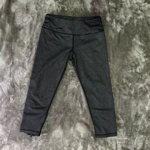 Lululemon Black Leggings Size 6 Ankle Zip Athletic Yoga Pants